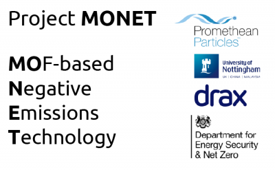Promethean Particles’ Awarded DESNZ Funding for MOF-based Carbon Capture