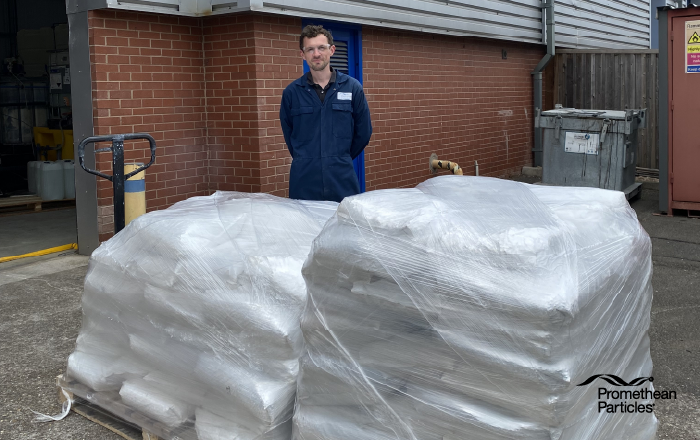 Four-tonne MOF export is a “major milestone” for UK chemical firm Promethean Particles