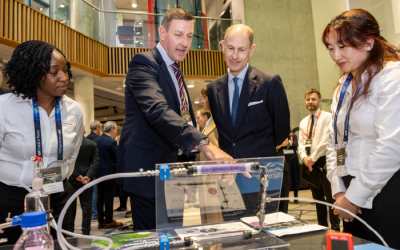 Promethean Particles Showcases MOF Carbon Capture Technology to HRH The Duke of Edinburgh